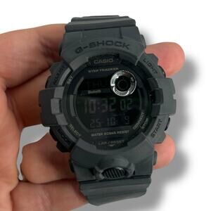 G-Shock Men's Digital Gray Resin Strap Watch 48.6mm Water Resistant